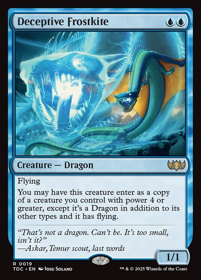 Deceptive Frostkite 「TDC/19」「EN」