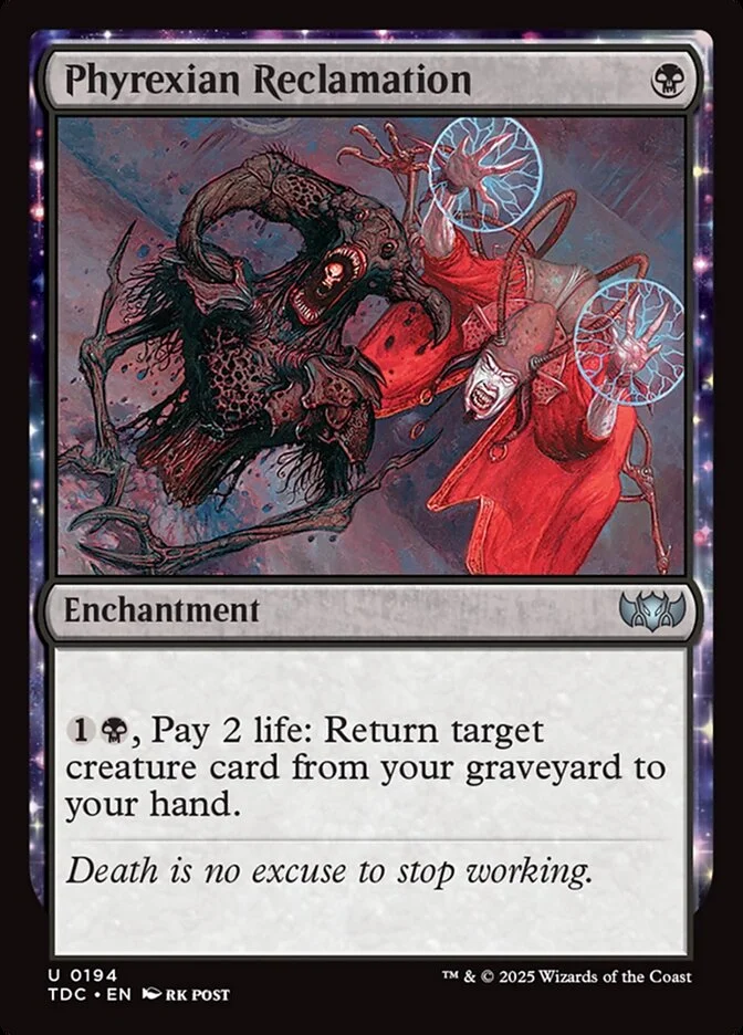 Phyrexian Reclamation 「TDC/194」「EN」