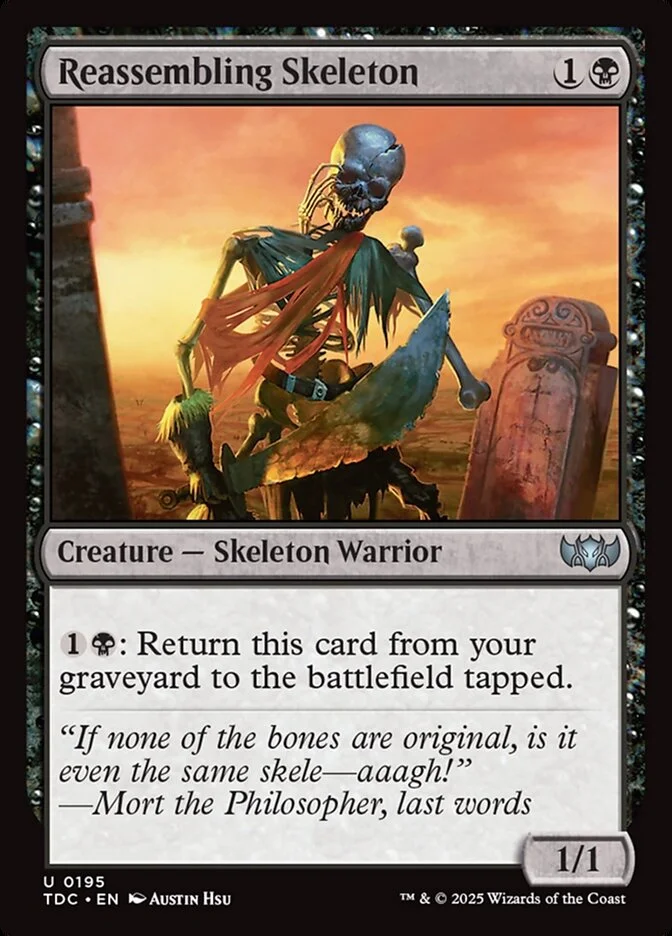 Reassembling Skeleton 「TDC/195」「EN」