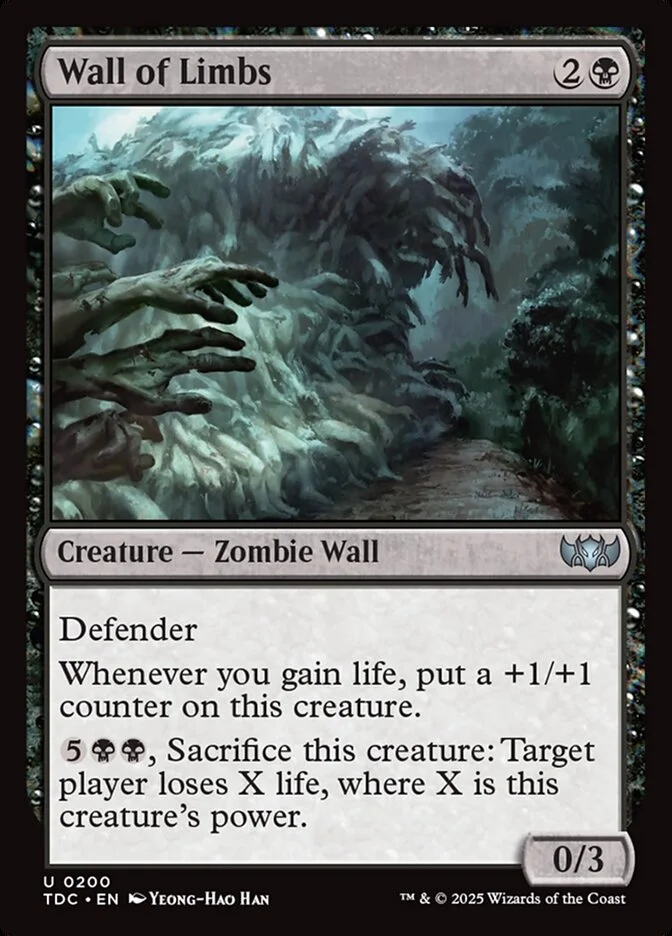 Wall of Limbs 「TDC/200」「EN」