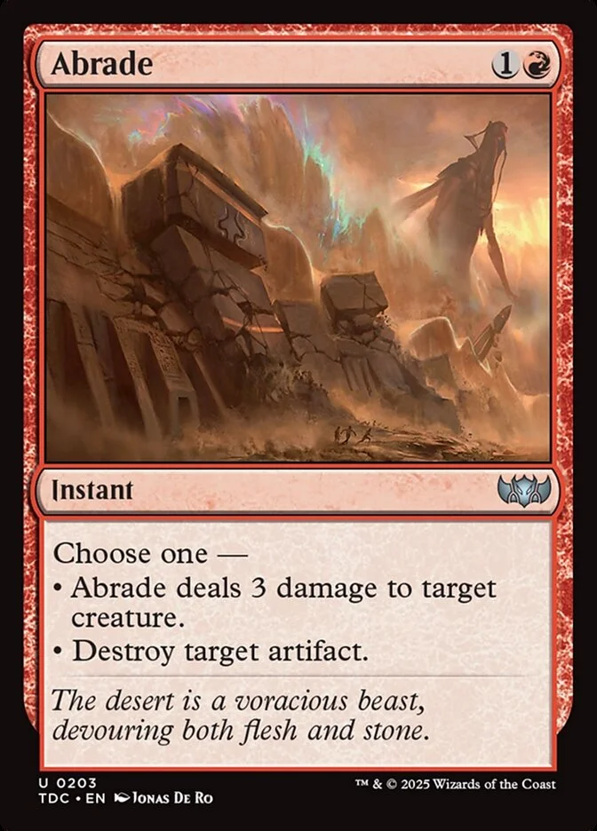 Abrade 「TDC/203」「EN」