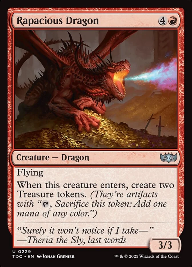 Rapacious Dragon 「TDC/229」「EN」