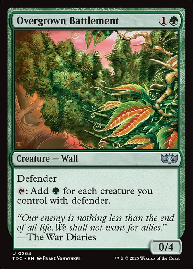 Overgrown Battlement 「TDC/264」「EN」