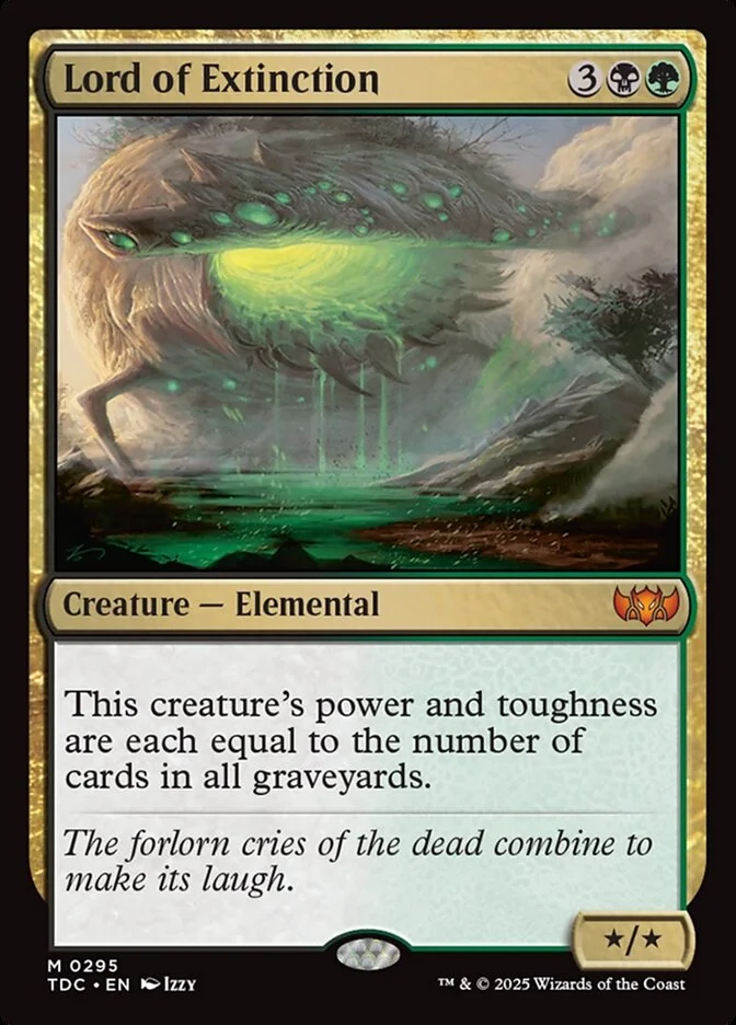 Lord of Extinction 「TDC/295」「EN」