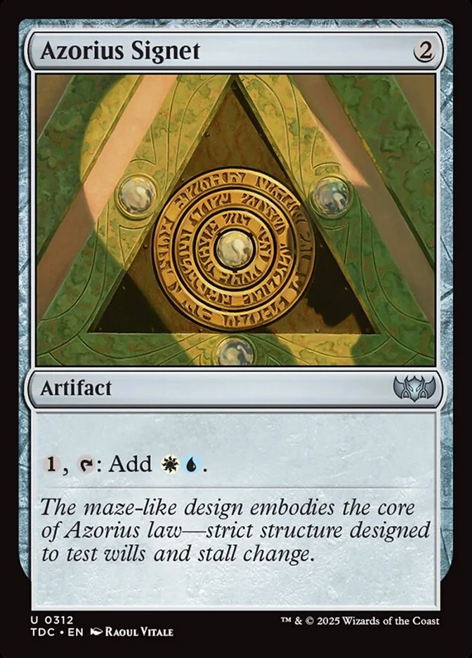 Azorius Signet 「TDC/312」「EN」