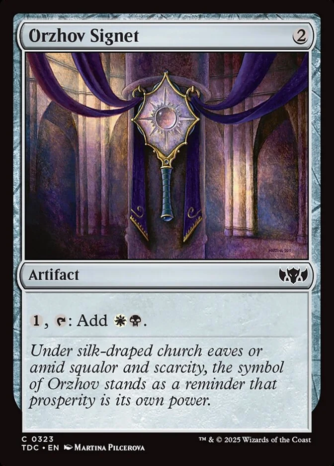 Orzhov Signet 「TDC/323」「EN」