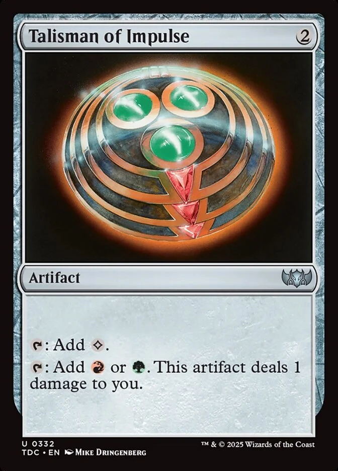 Talisman of Impulse 「TDC/332」「EN」