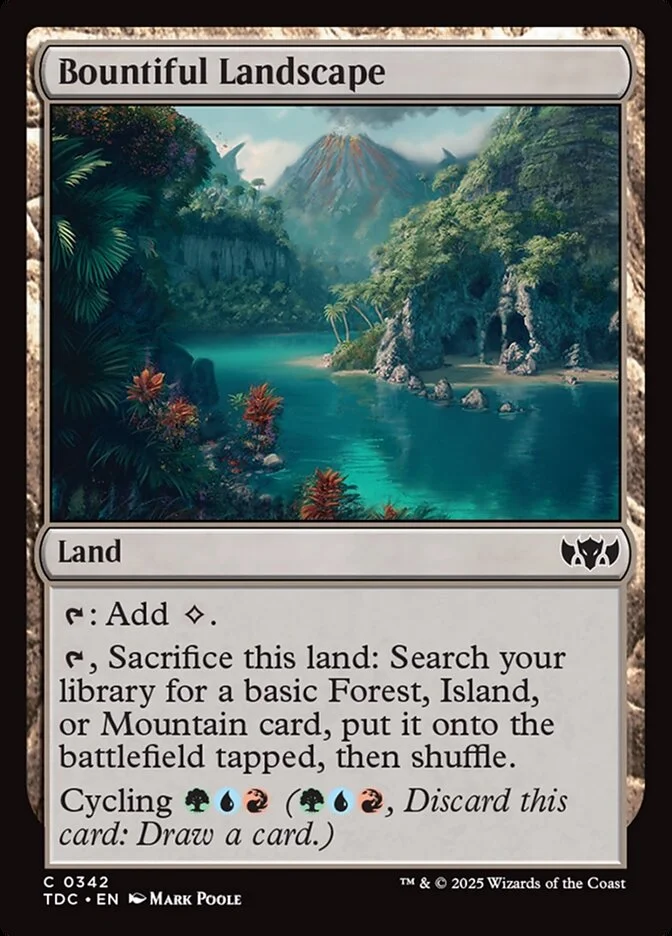 Bountiful Landscape 「TDC/342」「EN」
