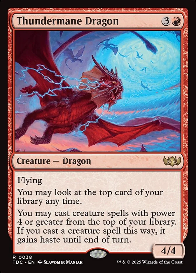 Thundermane Dragon 「TDC/38」「EN」