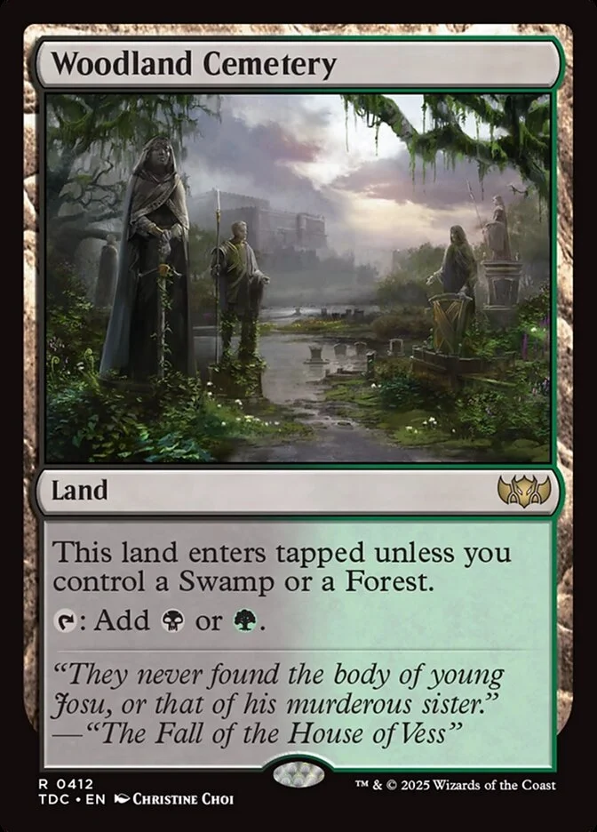 Woodland Cemetery 「TDC/412」「EN」