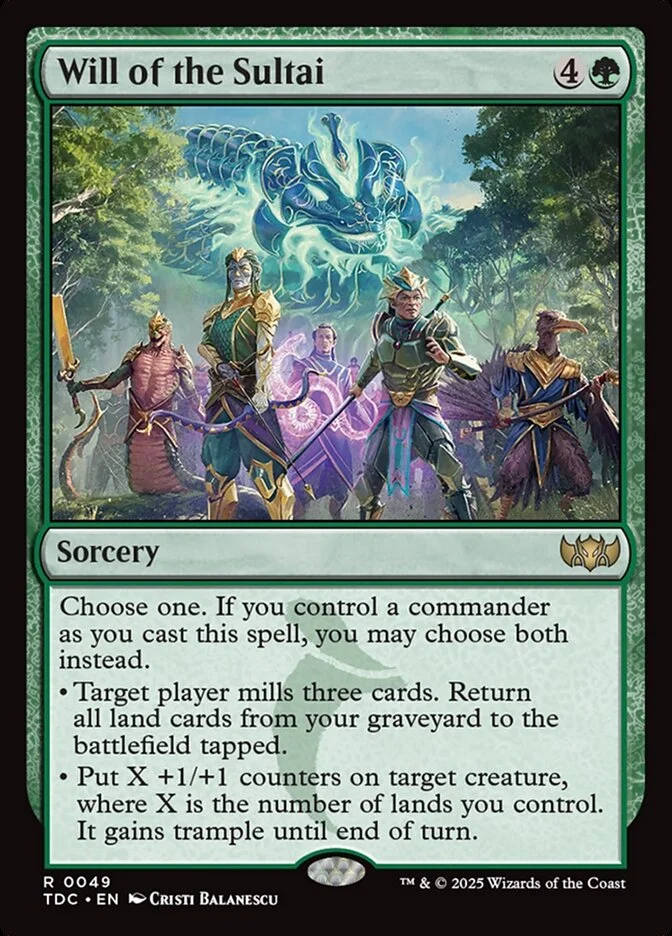 Will of the Sultai 「TDC/49」「EN」