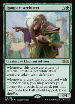 Rampart Architect #47 · Magic: The Gathering