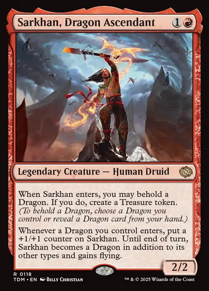 Sarkhan, Dragon Ascendant 「TDM/118」「EN」