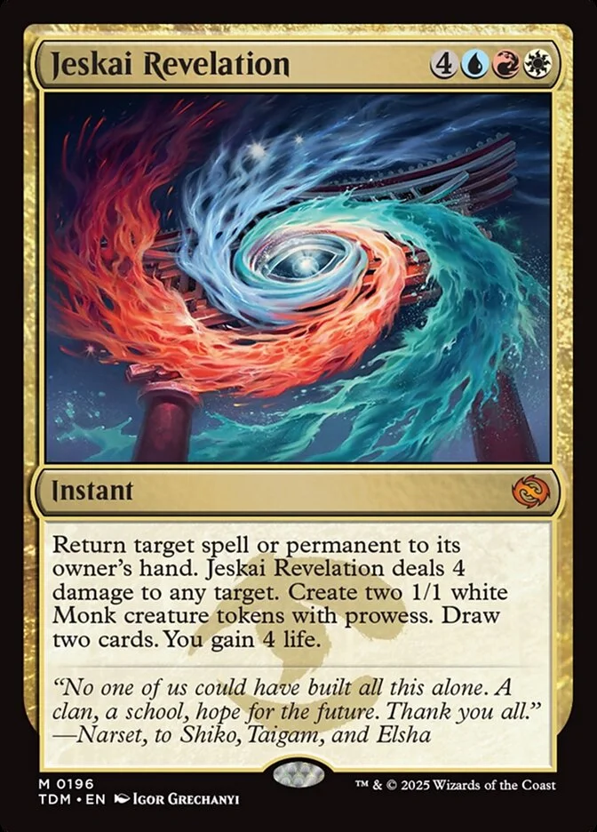 Jeskai Revelation 「TDM/196」「EN」