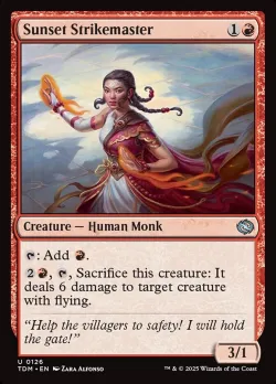 Sunset Strikemaster #126 · Magic: The Gathering