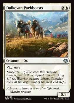 Dalkovan Packbeasts #7 · Magic: The Gathering