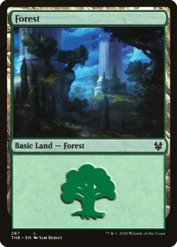 Forest #287 · Magic: The Gathering
