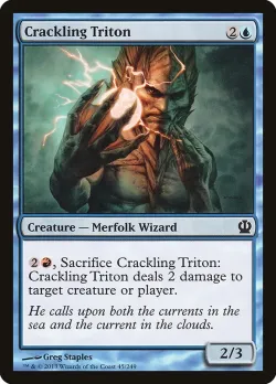 Crackling Triton #45 · Magic: The Gathering