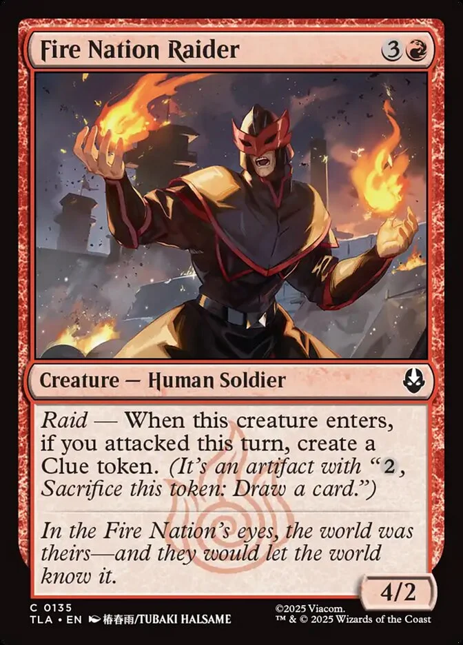 Fire Nation Raider 「TLA/135」「EN」