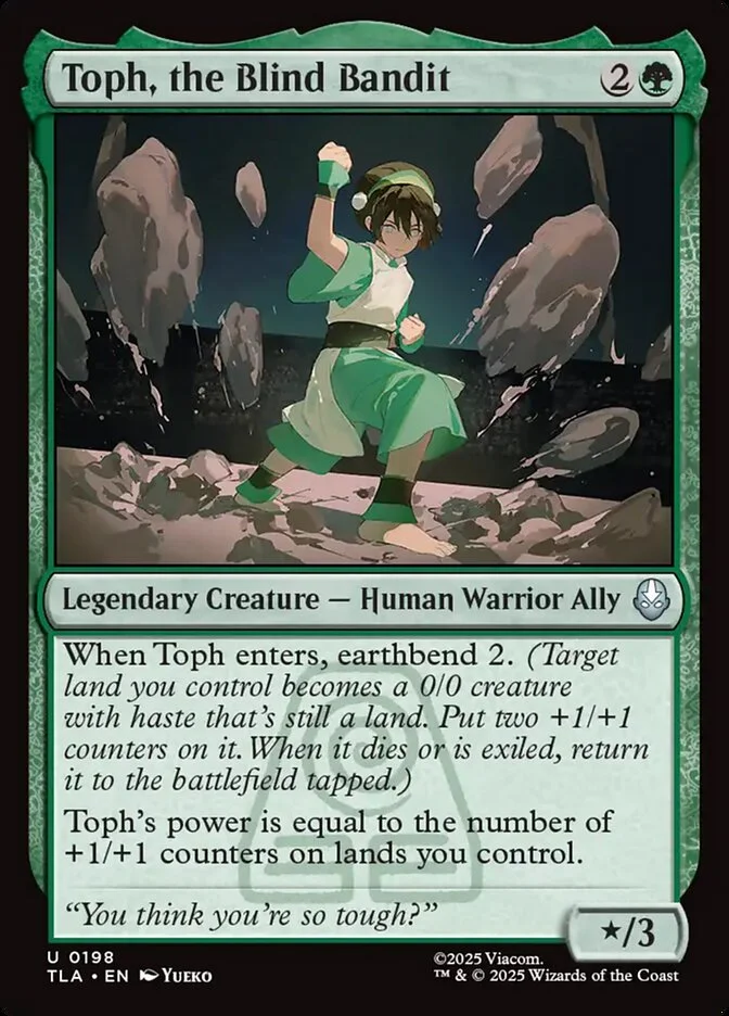 Toph, the Blind Bandit 「TLA/198」「EN」
