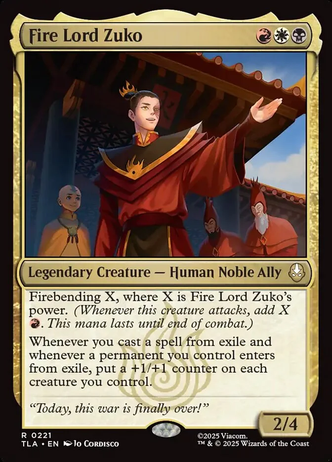 Fire Lord Zuko 「TLA/221」「EN」