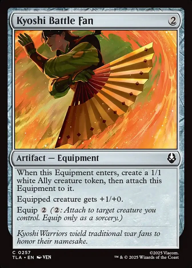Kyoshi Battle Fan 「TLA/257」「EN」
