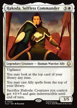 Hakoda, Selfless Commander #23 · Magic: The Gathering