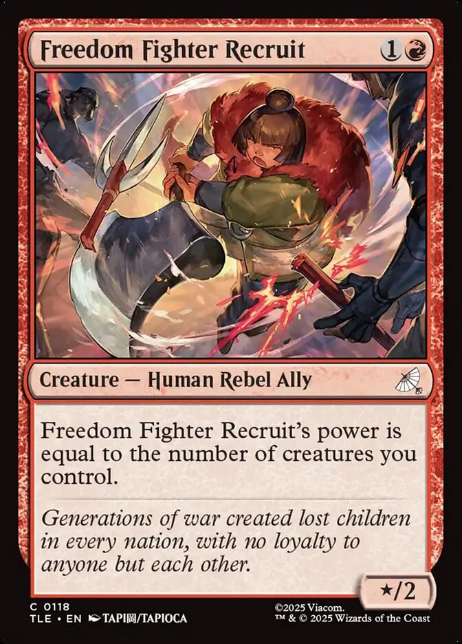 Freedom Fighter Recruit 「TLE/118」「EN」