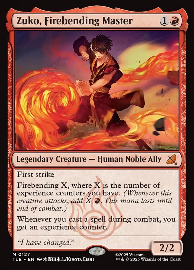 Zuko, Firebending Master 「TLE/127」「EN」
