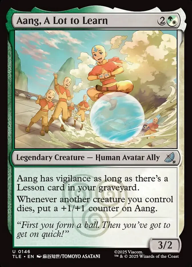 Aang, A Lot to Learn 「TLE/146」「EN」