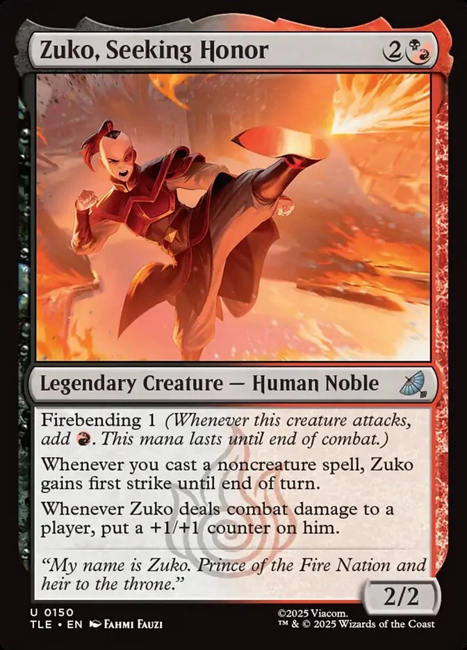 Zuko, Seeking Honor 「TLE/150」「EN」