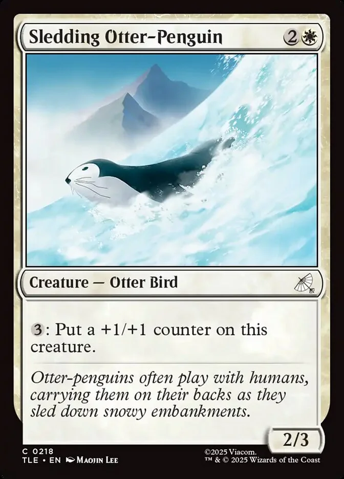 Sledding Otter-Penguin 「TLE/218」「EN」