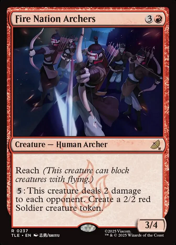 Fire Nation Archers 「TLE/237」「EN」
