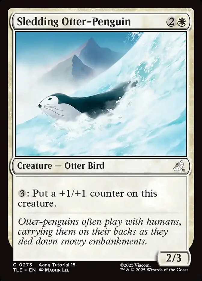 Sledding Otter-Penguin 「TLE/273」「EN」