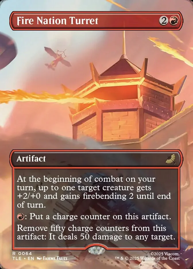 Fire Nation Turret 「TLE/64」「EN」