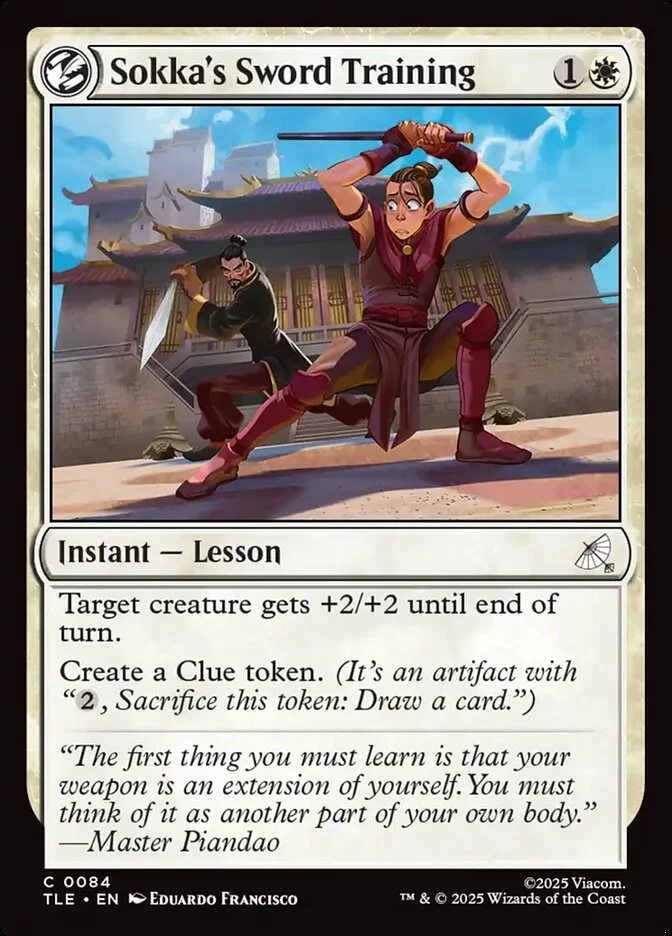 Sokka's Sword Training 「TLE/84」「EN」