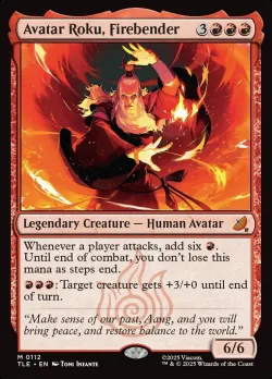 Avatar Roku, Firebender #112 · Magic: The Gathering