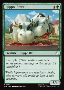 Hippo-Cows #252 · Magic: The Gathering