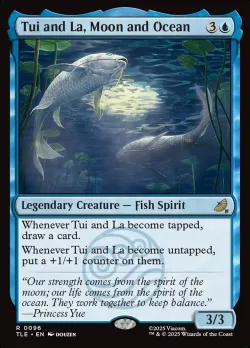 Tui and La, Moon and Ocean #96 · Magic: The Gathering