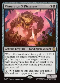 Dimension X Pizzasaur #16 · Magic: The Gathering
