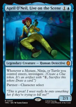 April O'Neil, Live on the Scene #9 · Magic: The Gathering