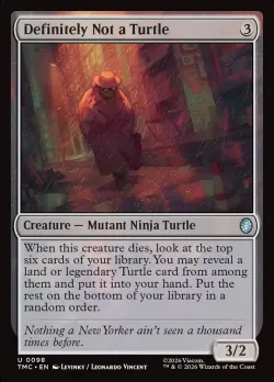 Definitely Not a Turtle 「TMC/98」「EN」