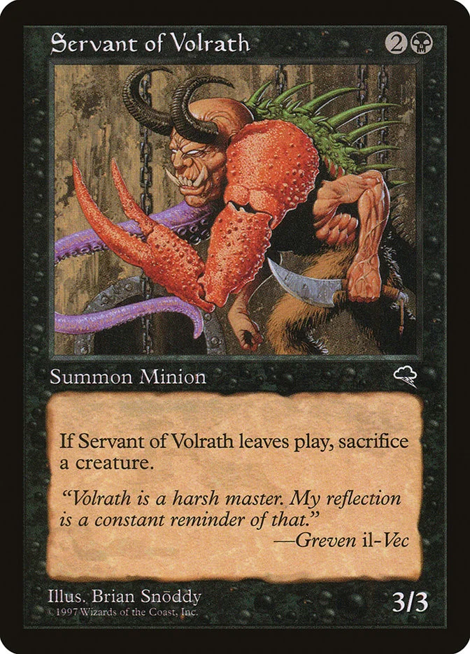 Servant of Volrath 「TMP/156」「EN」