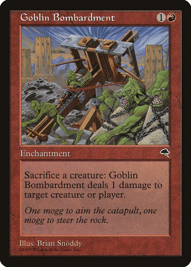 Goblin Bombardment 「TMP/179」「EN」