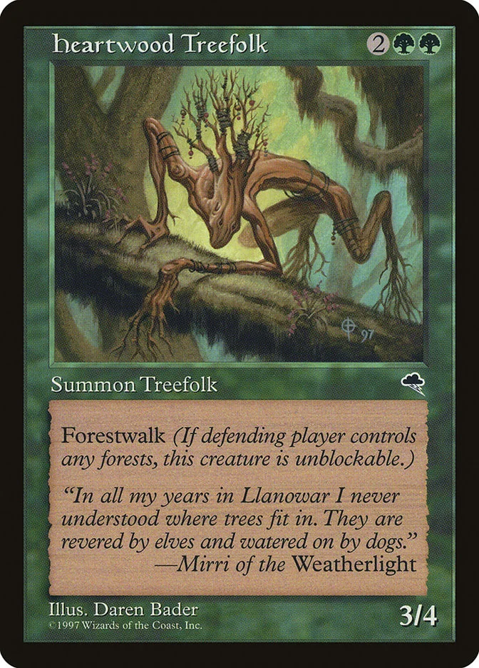 Heartwood Treefolk 「TMP/233」「EN」