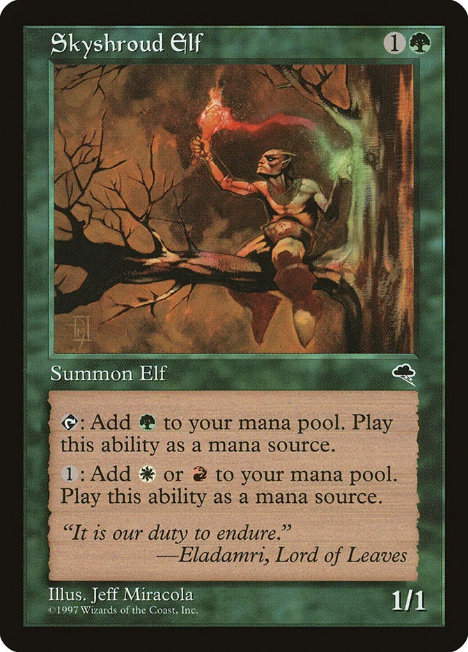 Skyshroud Elf 「TMP/255」「EN」