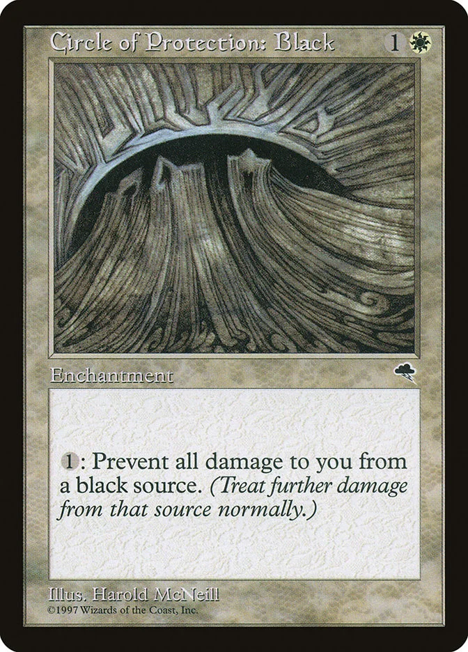 Circle of Protection: Black 「TMP/8」「EN」