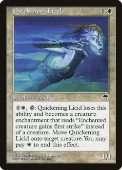 Quickening Licid #36 · Magic: The Gathering