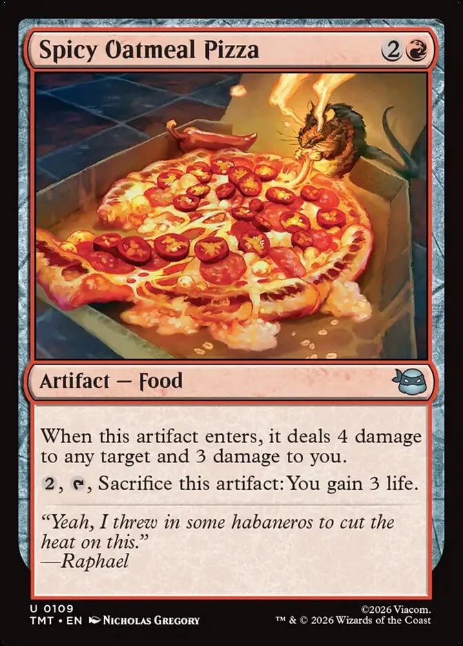 Spicy Oatmeal Pizza 「TMT/109」「EN」