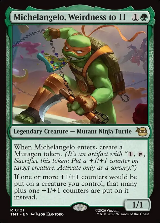 Michelangelo, Weirdness to 11 「TMT/121」「EN」